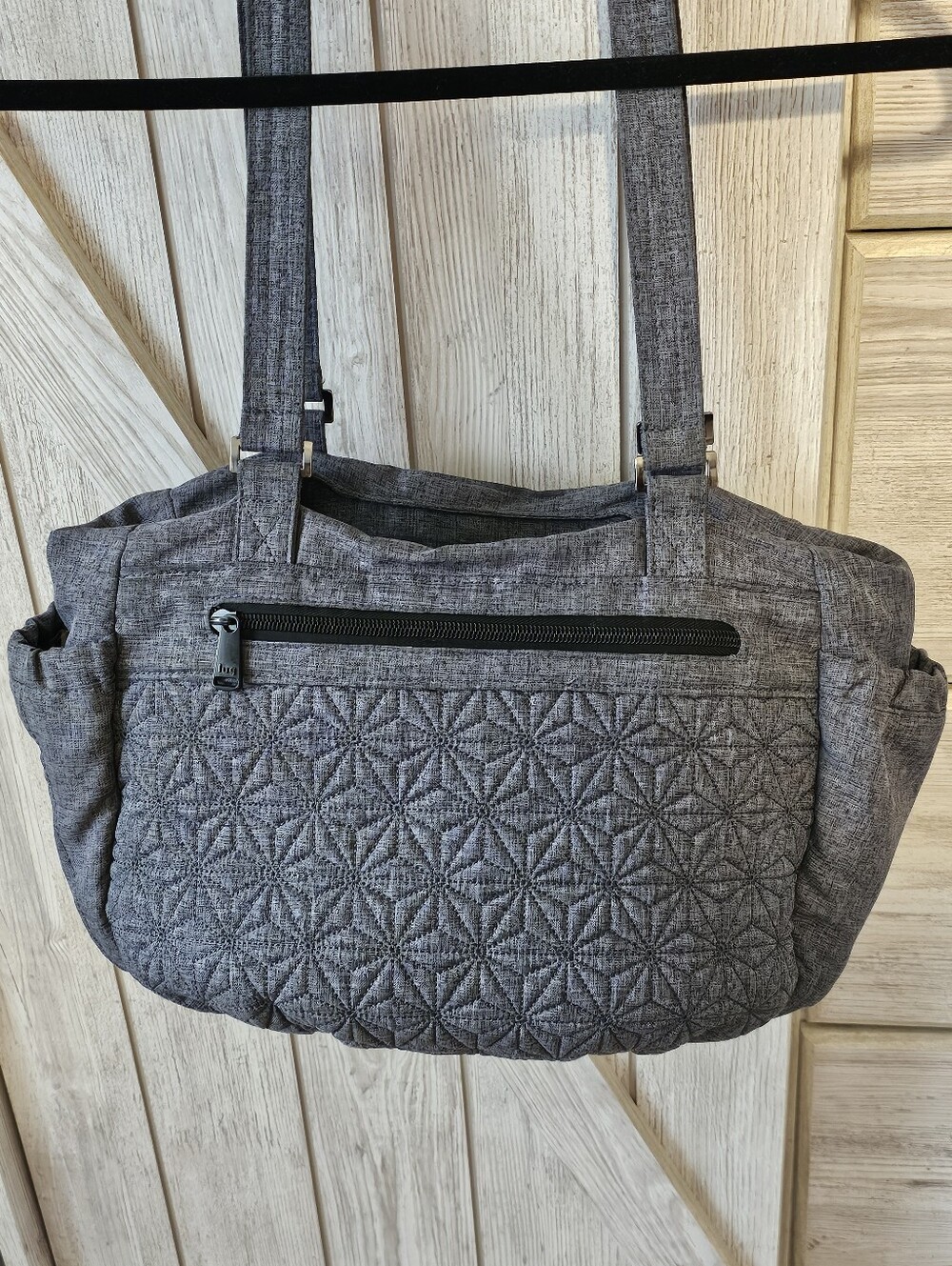 DARK GRAY LUG SCUTTLE MULTIPLE COMPARTMENTS BAG - Picture 2 of 5